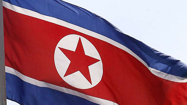 Drapeau Corée du Nord - juillet 2023