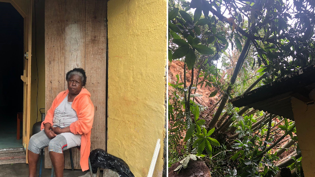 Bras-Panon : glissement de terrain sur la maison d’une gramoune de 75 ans