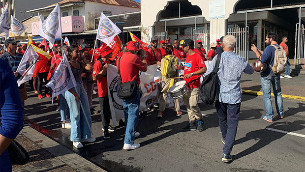 Manifestation à Saint-Denis, réforme des retraites