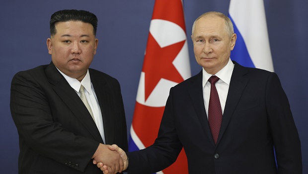 Kim Jong-un -  Vladimir Poutine