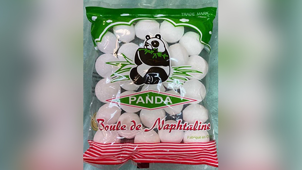 Les boules de naphtaline Panda vendues à La Réunion sont dangereuses pour  la santé