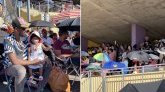Des milliers de fidèles rassemblés au stade Lambrakis au Port : "C'est le jour du Saint-Esprit et du seigneur Jésus"