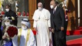 Voyage en Irak : Emmanuel Macron félicite le pape François 