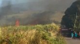 Feu de cannes à Bras-Panon : 3 hectares brûlés 